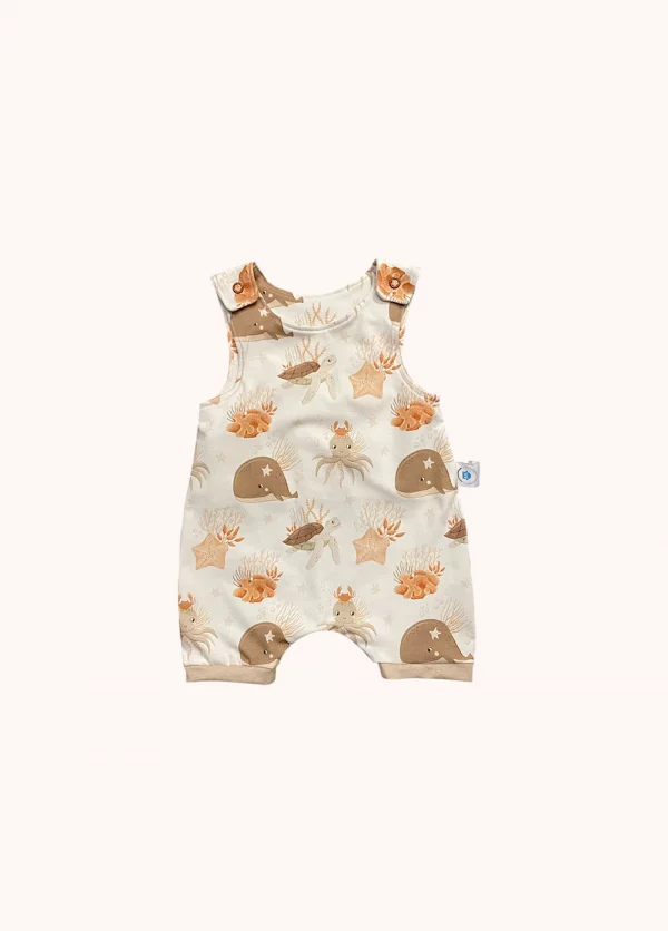 Sommerstrampler “Wal, Oktopus, Schildkröte”