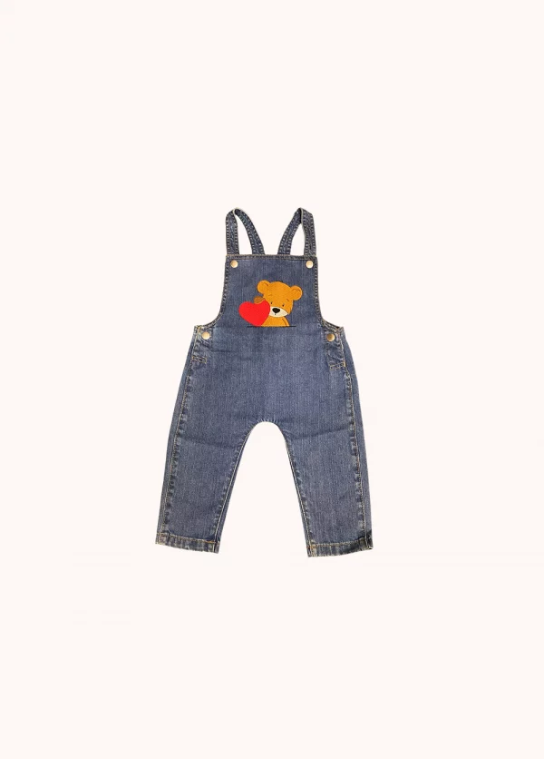 Jeanslatzhose “Bär mir Herz”