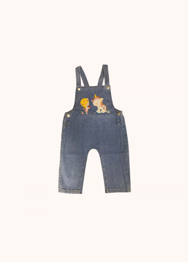 Jeanslatzhose “Prinzessin mit Einhorn”