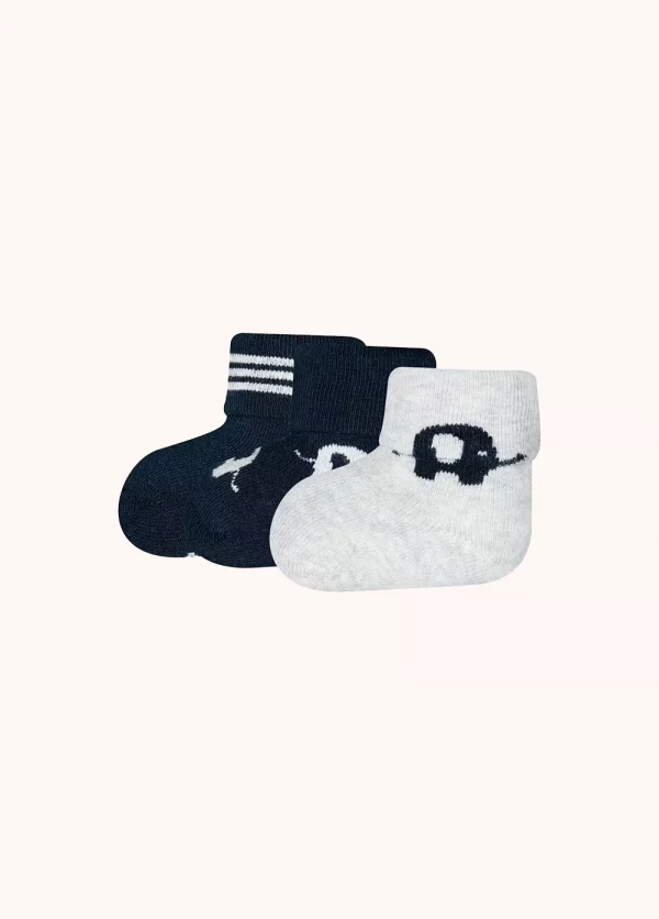 Babysocken 3er Pack GOTS Elefant
